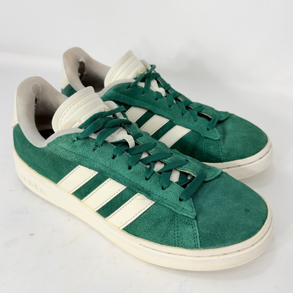 Adidas Court Revival Mens 9.5 Collegiate Green Suede Sneakers ID8853